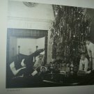Vintage 1930s Boys Toys Santa Under Tree Train Photo