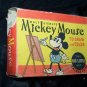 Vintage 1930s Walt Disney MICKEY MOUSE Draw Color BIG LITTLE Book