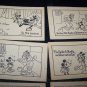 Vintage 1930s Walt Disney MICKEY MOUSE Draw Color BIG LITTLE Book