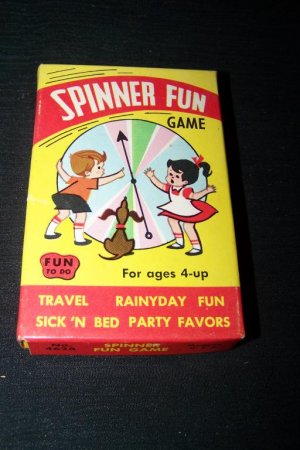 Vintage 1960s SPINNER FUN Card Game Warren Built-Rite
