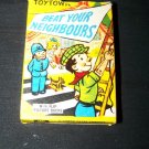 Vintage TOYTOWN BEAT YOUR NEIGHBOURS Card Game Tower