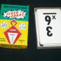 Vintage 1960s MULTIPLICATION MATH FLASH CARDS Game Set