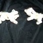 Vintage 1950s Grey Tabby Cat Playing Kitten Figurine Lot