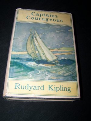 Vintage 1926 CAPTAINS COURAGEOUS Rudyard Kipling DJ Book