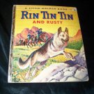 Vintage RIN TIN TIN AND RUSTY 1st Ed Little Golden Book