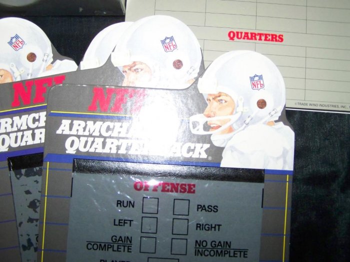 Vintage 1986 NFL ARMCHAIR QUARTERBACK TV Football Game