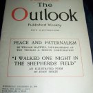 Vintage OUTLOOK Magazine Dec 25 1918 SHEPHERDS FIELD