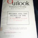 Vintage OUTLOOK Magazine September 20 1916 Hughes West