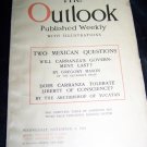 Vintage OUTLOOK Magazine Nov 8 1916 Mexico Carranza