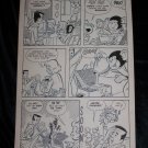 Vintage Original Comic Book Art ZIPPY THE CHIMP #1 p4 TV Monkey