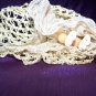 Vintage 50s Hard Plastic Crochet Dress Fashion 8" Doll