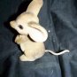 Vintage 1960s Flocked Big Eye MOUSE Figure Toy