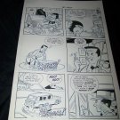 Vintage 1950s Original Comic Book Art ZIPPY CHIMP 1 p27 Faucette