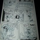 Vintage 1950s Original Comic Book Art Cowboy ZIPPY THE CHIMP 1 p23