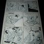 Vintage 1950s Original Comic Book Art Cowboy ZIPPY CHIMP 1 p18