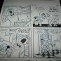 Vintage 1950s Original Comic Book Art ZIPPY CHIMP 1 p15 Faucette