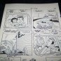 Vintage 1950s Original Comic Book Art ZIPPY CHIMP 1 p28 Faucette