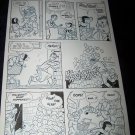 Vintage 1950s Original Comic Book Art ZIPPY CHIMP 1 p12 Faucette