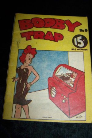 Vintage 1946 BOOBY TRAP #9 Comic Book Digest Magazine