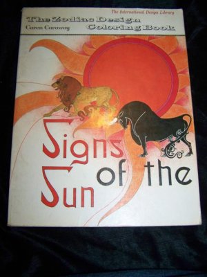The Zodiac Design Coloring Book by Caren Caraway (1980)