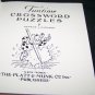 Vintage 1942 Funtime Crossword Puzzles for Juniors Book