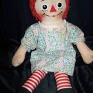 Vintage 1960s RAGGEDY ANN 19" Knickerbocker Rag Doll
