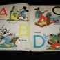 Vintage 1938 MICKEY MOUSE Walt Disney Alphabet/ABC Whitman Book 1930s