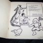 Vintage 1938 MYSTERY PUZZLES Saalfield PB Children's Coloring Activity Book
