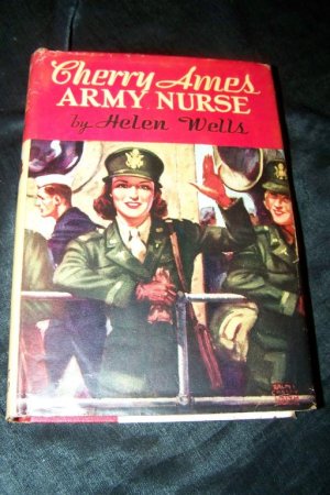 Vintage 1944 CHERRY AMES ARMY NURSE Helen Wells HC/DJ Grosset Dunlap Book