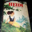 Vintage 1938 HEIDI Retold Johanna Spyri illustrated by Ethel Vernon Whitman PB Book