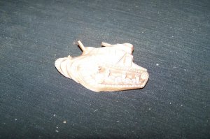 Vintage 1940s World War II WW2 Celluloid Army Tank Pin