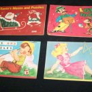 Vintage 1960s Childrens DOT COLORING BOOK Saalfield Lot 4