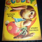 Vintage 1950 CUDDLY ANIMALS Samuel Lowe Picture Book
