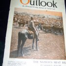 Vintage OUTLOOK Magazine Feb 9 1921 MEAT CATTLE~Lincoln