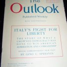Vintage OUTLOOK Magazine Sept 12 1917 ITALY'S LIBERTY
