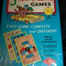 Vintage 3 TRAV-O-LETTE TRAVEL CARD GAME Built-Rite NEW
