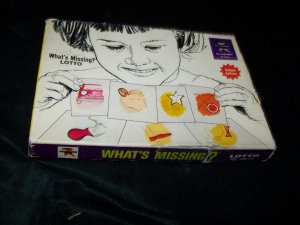 Vintage WHAT'S MISSING? LOTO School Ed Ed-U-Cards Game
