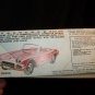Vintage 1962 CORVETTE Convertible Lesney AMT Model Kit
