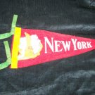 Vintage 1950s NEW YORK Statue of Liberty Souvenir Pennant