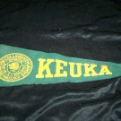 Vintage 1950s KEUKA NEW YORK Souvenir College Pennant