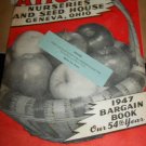Vintage 1947 ALLEN NURSERIES Fruit Flower SEED CATALOG