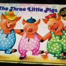 Vintage 1983 THREE LITTLE PIGS, All Action Pop-up Children's Book~Vojtech Kubasta