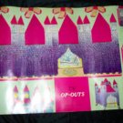 Vintage 1967 T.V OP-OUTS Castle Moon Cut Out Art Poster