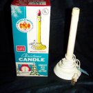 Vintage World Wide Lit Light Christmas Plastic Candle