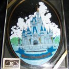 Vintage 1970s WALT DISNEY WORLD Glass Candy Dish Mint Box