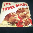 Vintage 1950 3 THREE BEARS PB Book Samuel Lowe 513-5