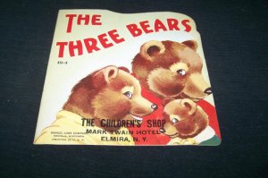 Vintage 1950 3 THREE BEARS PB Book Samuel Lowe 513-5