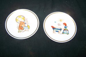 Vintage 1970s Berta Hummel Miniature Schmid Plate Lot