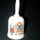 Vintage 1975 HUMMEL Porcelain CHRISTMAS BELL Schmid Bro