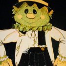 Vintage 34" Halloween Diecut Paper Jointed SCARECROW